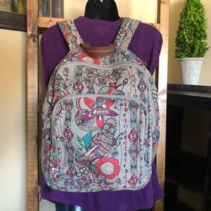 Sakroots canvas owl backpack